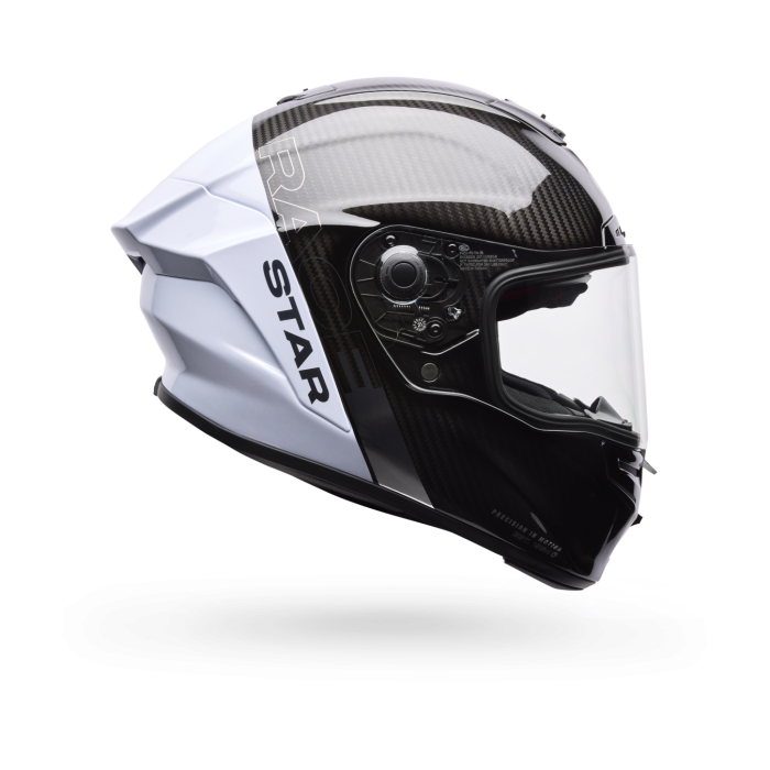 Casco Bell Race Star Dlx 2026 Flex Strike 2026 Argento Bianco