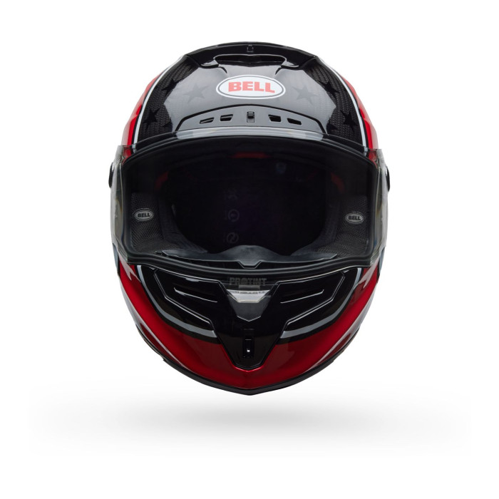 Casco Bell Race Star Dlx Roland Sand Old Glory Rosso Blu