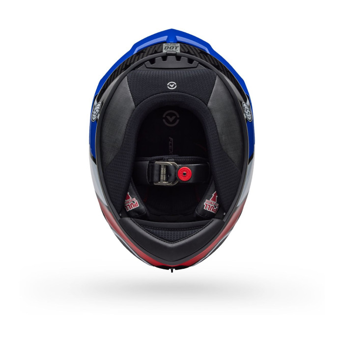 Casco Bell Race Star Dlx Roland Sand Old Glory Rosso Blu