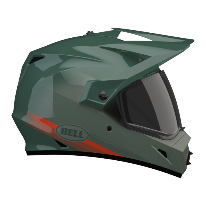 Casco Bell Mx-9 Adventure Mips 2026 Trail Verde Arancio