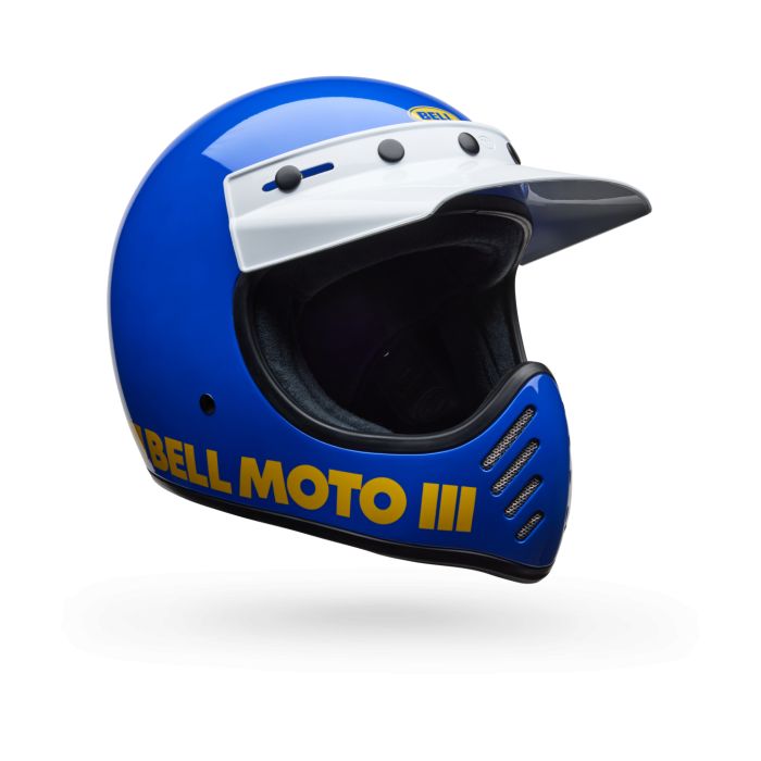Casco Bell Moto-3 Classic Blu