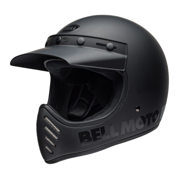 Casco Bell Moto-3 Classic Nero Opaco Lucido