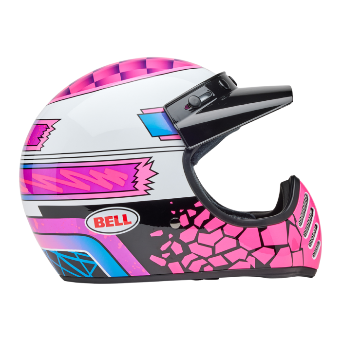Casco Bell Moto-3 Deathspray Rosa Viola