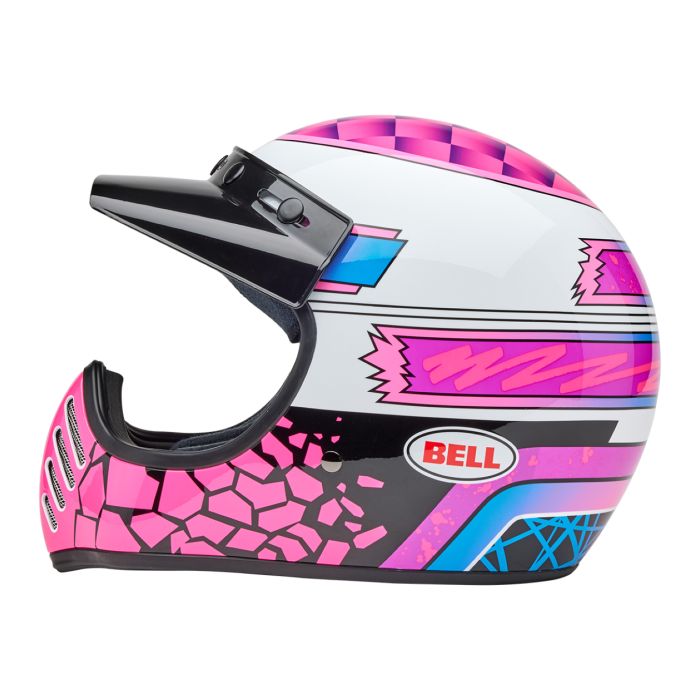 Casco Bell Moto-3 Deathspray Rosa Viola