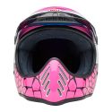 Casco Bell Moto-3 Deathspray Rosa Viola