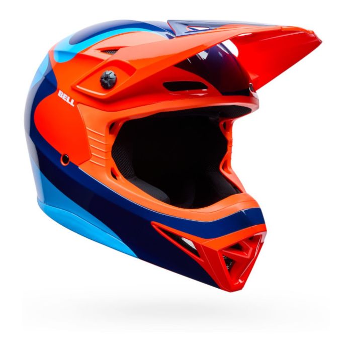 Casco Bell Mx-10 Mips Bambino 2026 Wave Arancio Blu