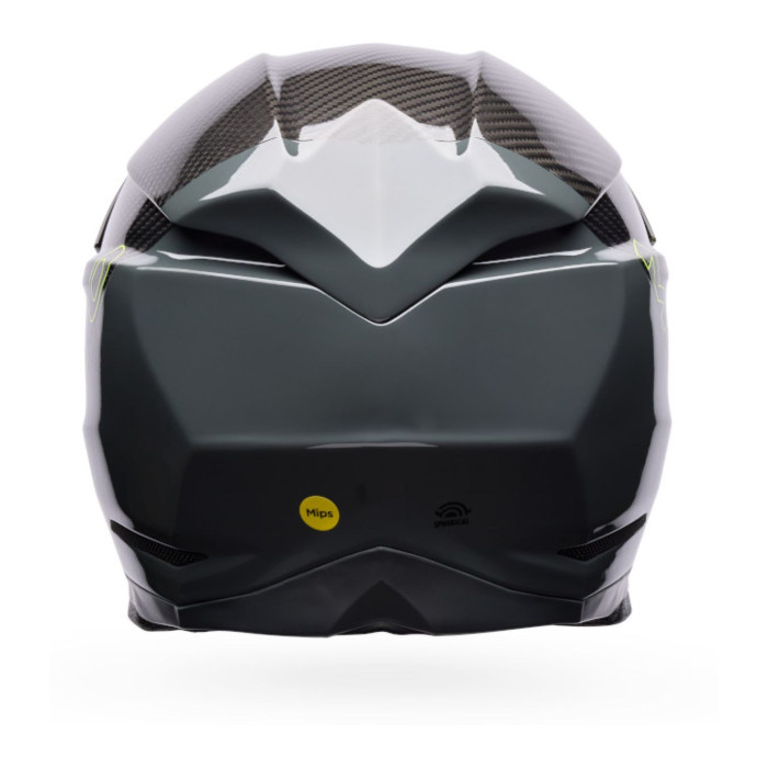 Casco Bell Moto-10 Spherical 2026 Strike Giallo Grigio