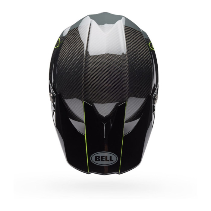 Casco Bell Moto-10 Spherical 2026 Strike Giallo Grigio