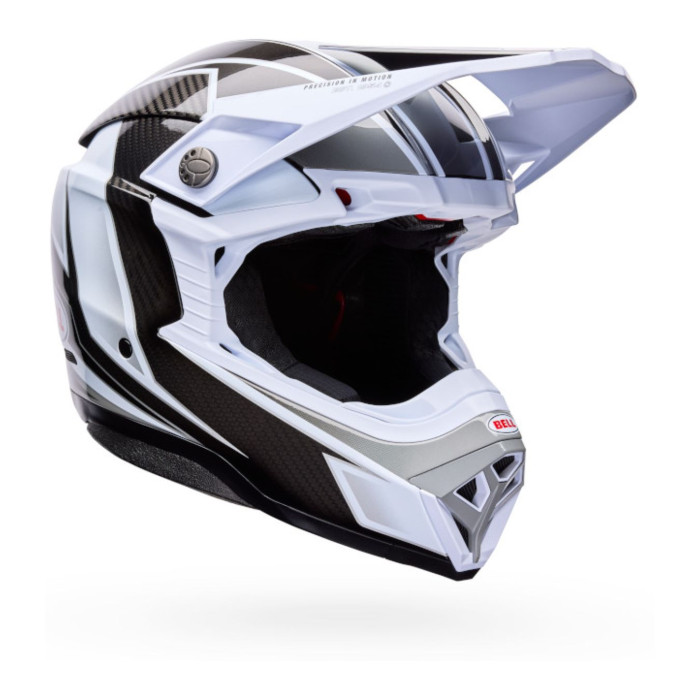 Casco Bell Moto-10 Spherical 2026 Grid Bianco Nero