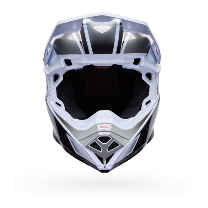 Casco Bell Moto-10 Spherical 2026 Grid Bianco Nero