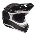 Casco Bell Moto-10 Spherical Nero Bianco Lucido