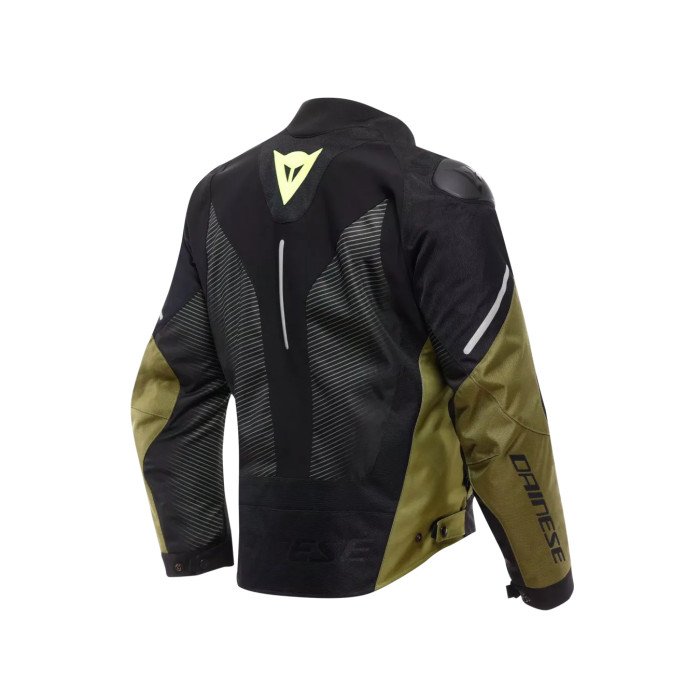 Giacca Moto Dainese Super Sprint D-dry Black Green Fluo Yel