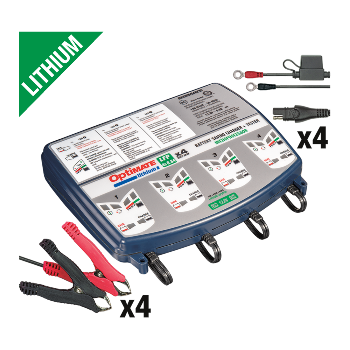 Caricabatterie Optimate Lithium 4s X 4 Quad Bank 