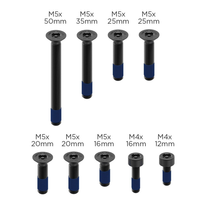 Kit Di Viti Antifurto Quad Lock