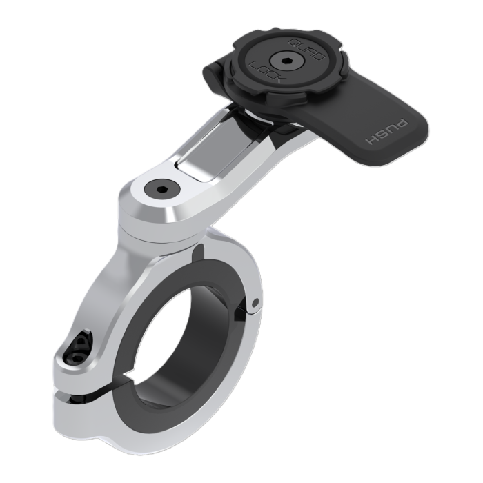 Supporto Quad Lock Pro Cromato Grande Manubrio