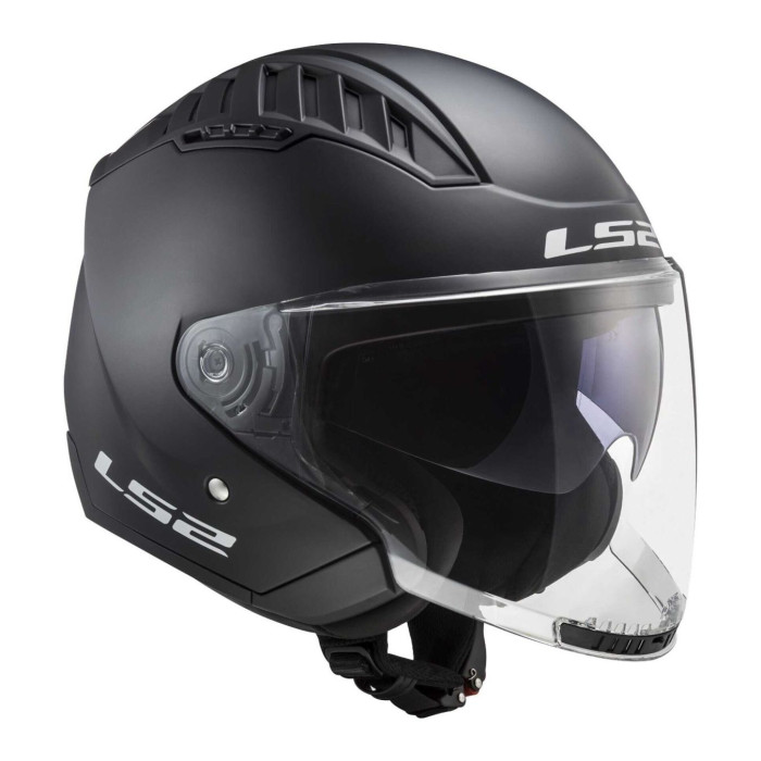Casco Ls2 Of600 Copter II 06 Con Sunvisor Matt Black