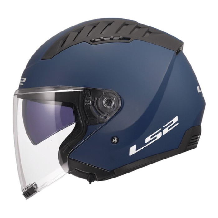 Casco Ls2 Of600 Copter II 06 Con Sunvisor Navy Blue