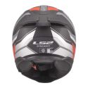 Casco Ls2 Ff808 Stream II Vintage Black Grey Red