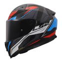 Casco Ls2 Ff811 Vector II C Savage 06 White Blue Red