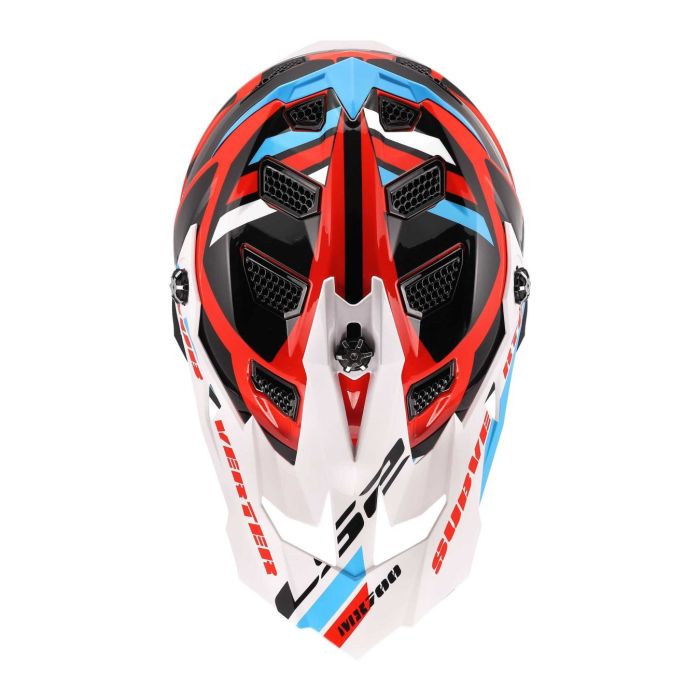 Casco Ls2 Mx700 Subverter Stomp 06 White Blue Red