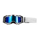 Ls2 Aura Pro Goggle Black White With Iridium Visor