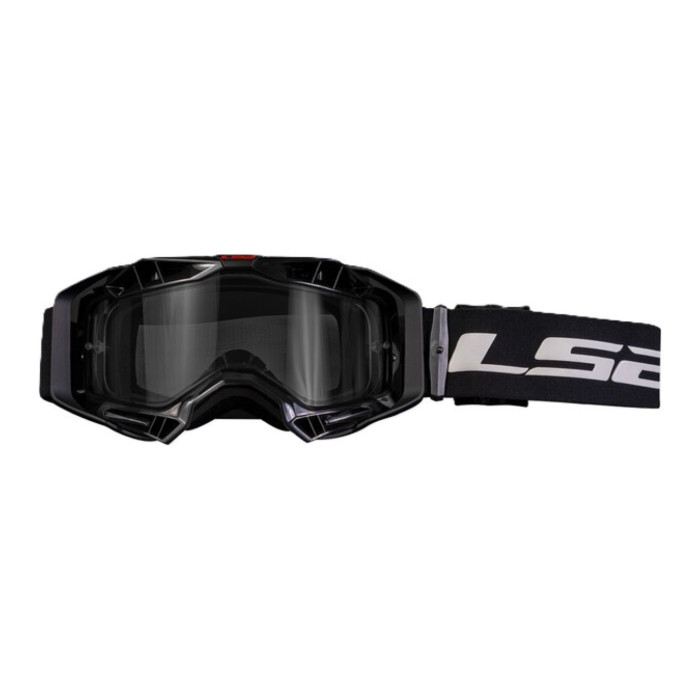 Ls2 Aura Enduro Series Goggle Black With Clear Visor