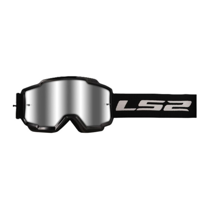 Ls2 Charger Goggle Black With Silver Visor