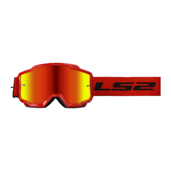 Ls2 Charger Goggle Red With Iridium Visor