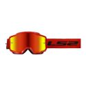 Ls2 Charger Goggle Red With Iridium Visor
