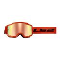 Ls2 Charger Goggle H-v Orange With Iridium Visor