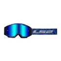 Ls2 Charger Pro Goggle Blue With Iridium Visor