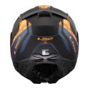 Casco Modulare Ls2 Ff910 Advant II Glide Black Orange