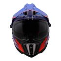 Casco Adventure Ls2 Mx701 Explorer Hexa 06 White Blue Red