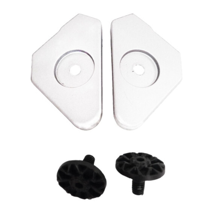 Ls2 Mx702 Plate Ratchet Solid White+screws