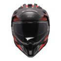 Casco Adventure Ls2 Mx702 Pioneer II Block 06 Grey Red