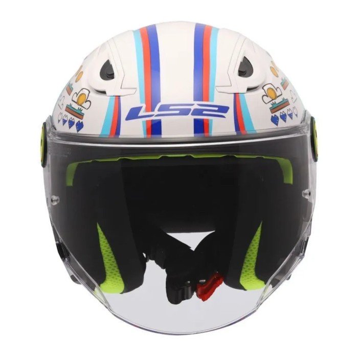 Casco Jet Ls2 Of622 Funny II Next Level White