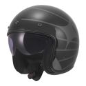 Casco Jet Ls2 Of601 Bob II Cosmic 06 Black Grey