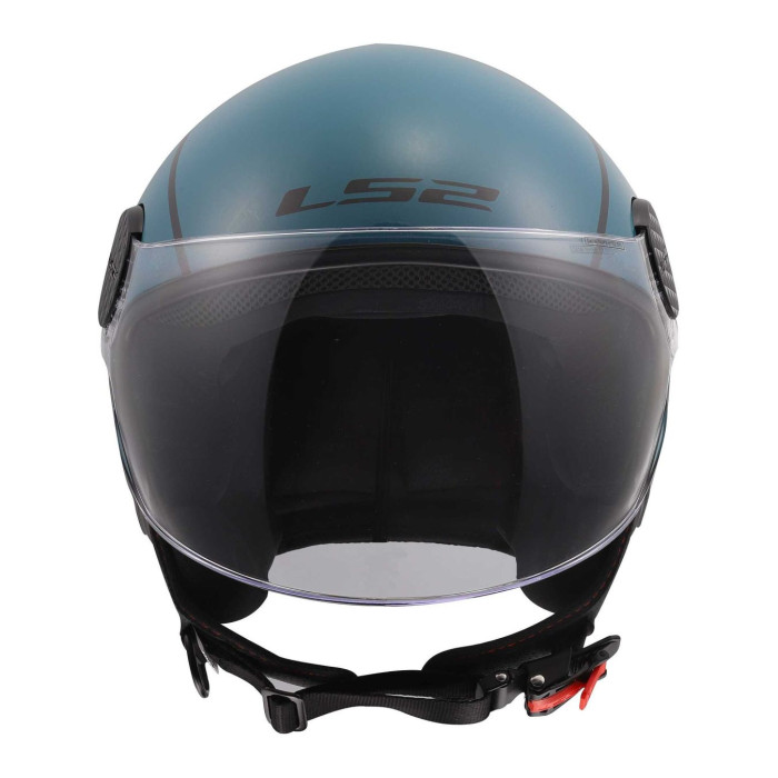 Casco Jet Ls2 Of558 Sphere Lux II Minim 06 Blue Teal