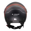 Casco Jet Ls2 Of558 Sphere Lux II Minim 06 Black Red