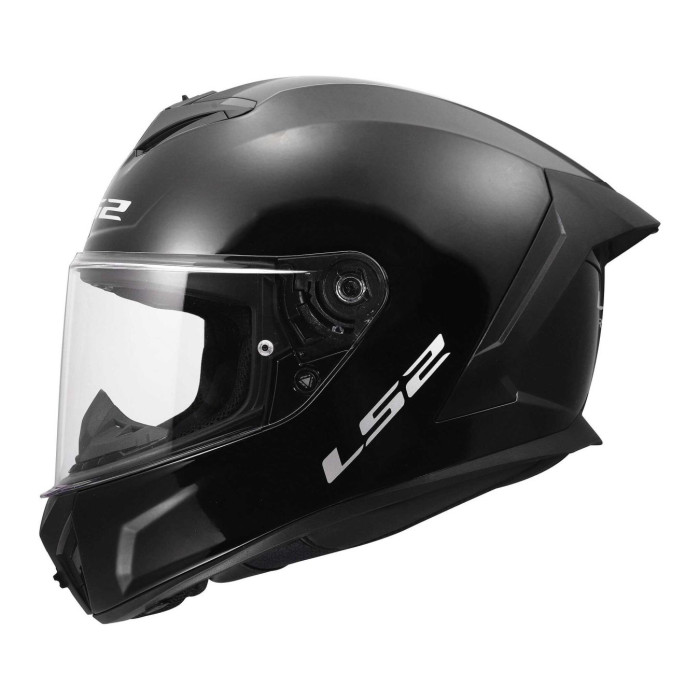 Casco Integrale Ls2 Ff820 Rapid III Solid Gloss Black