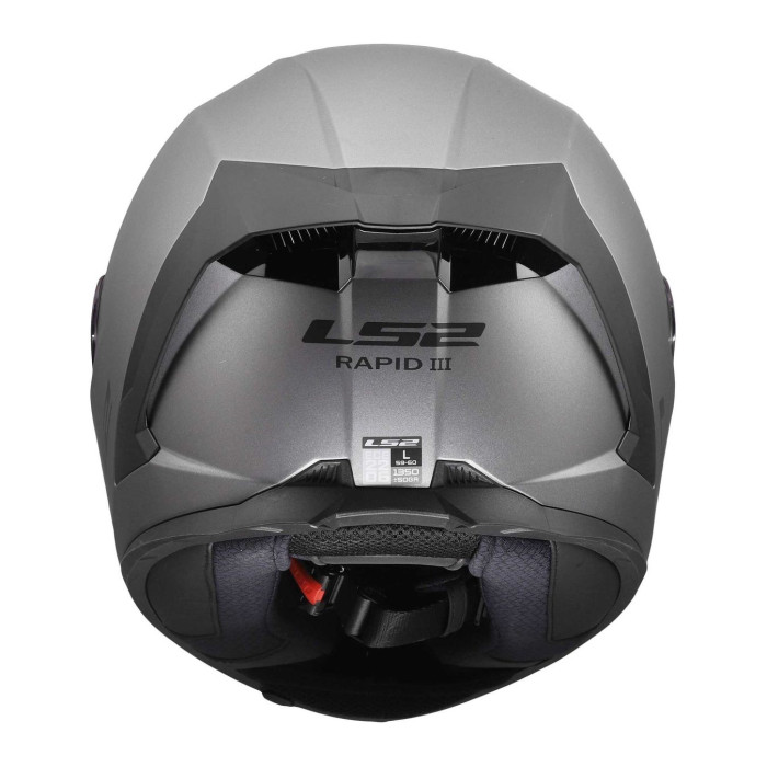 Casco Integrale Ls2 Ff820 Rapid III Solid Matt Titanium