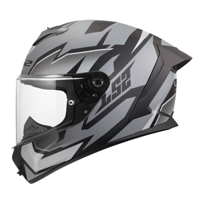Casco Integrale Ls2 Ff820 Rapid III Xtrem Black Grey