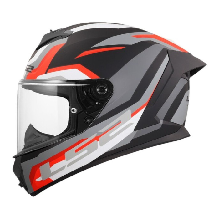 Casco Integrale Ls2 Ff820 Rapid III Hyper Black Red