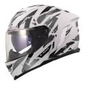 Casco Integrale Ls2 Ff818 Storm III Kaos White Grey