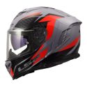 Casco Integrale Ls2 Ff818 Storm III Dynamo Grey Red