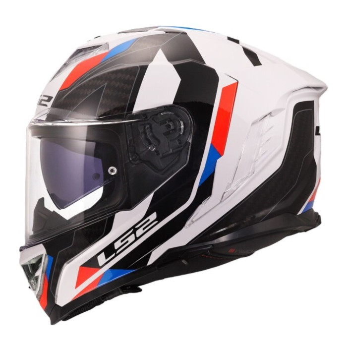 Casco Integrale Ls2 Ff818 Storm III Sporty White Blue Red