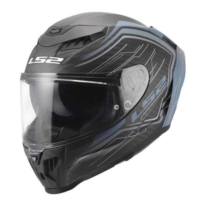 Casco Integrale Ls2 Ff807 Dragon Subic Blue Petrol