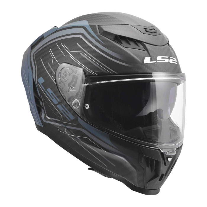 Casco Integrale Ls2 Ff807 Dragon Subic Blue Petrol