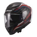 Casco Integrale Ls2 Ff807 Dragon Subic White Blue Red