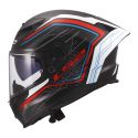 Casco Integrale Ls2 Ff807 Dragon Subic White Blue Red